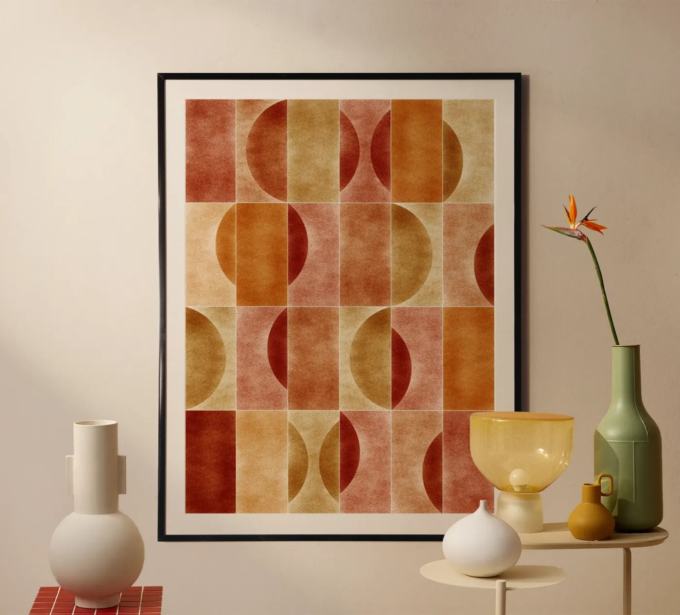 Velluto Fall Geometry poster van DesigndN