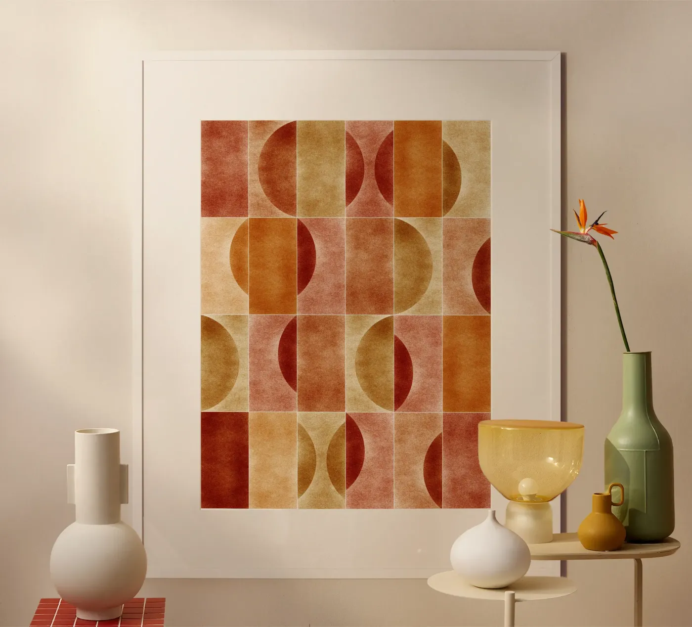 Velluto Fall Geometry poster van DesigndN