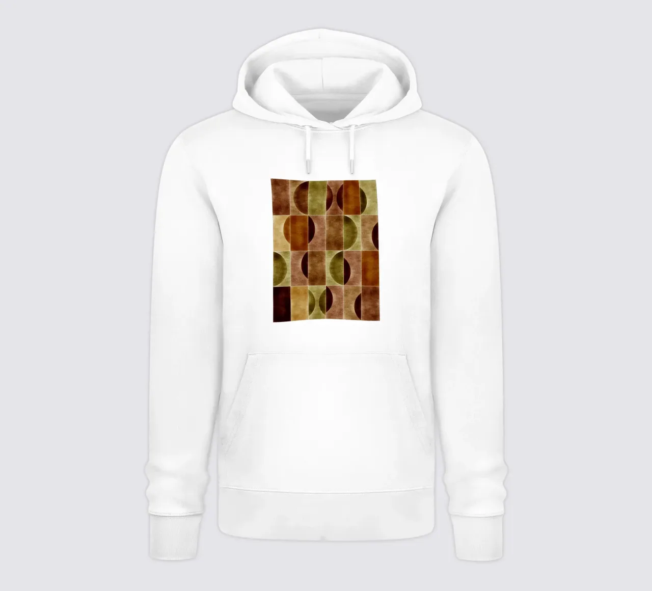 Velluto Gloomy Geometry felpa con cappuccio da designdn