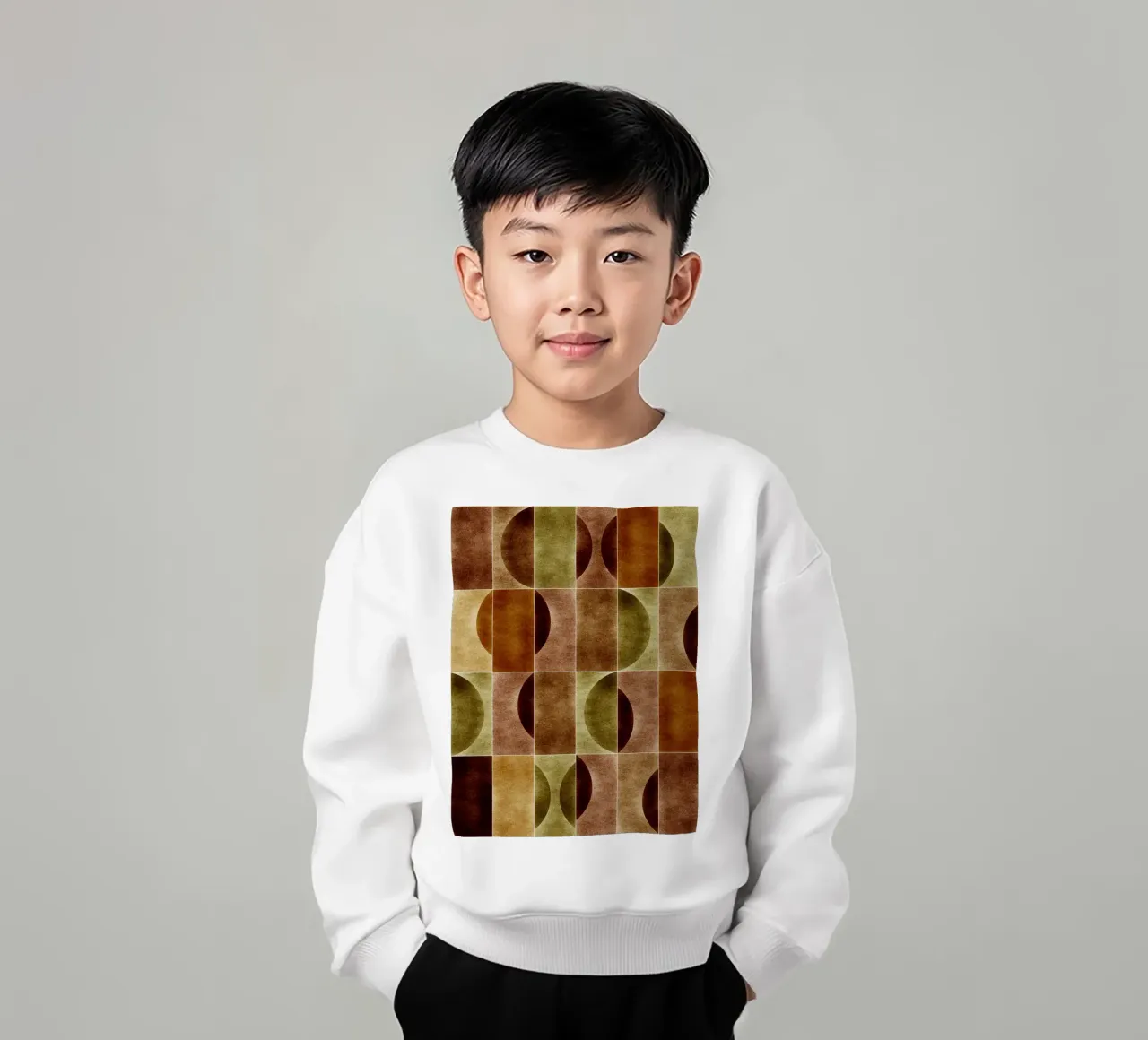 Velluto Gloomy Geometry felpa bambino da designdn