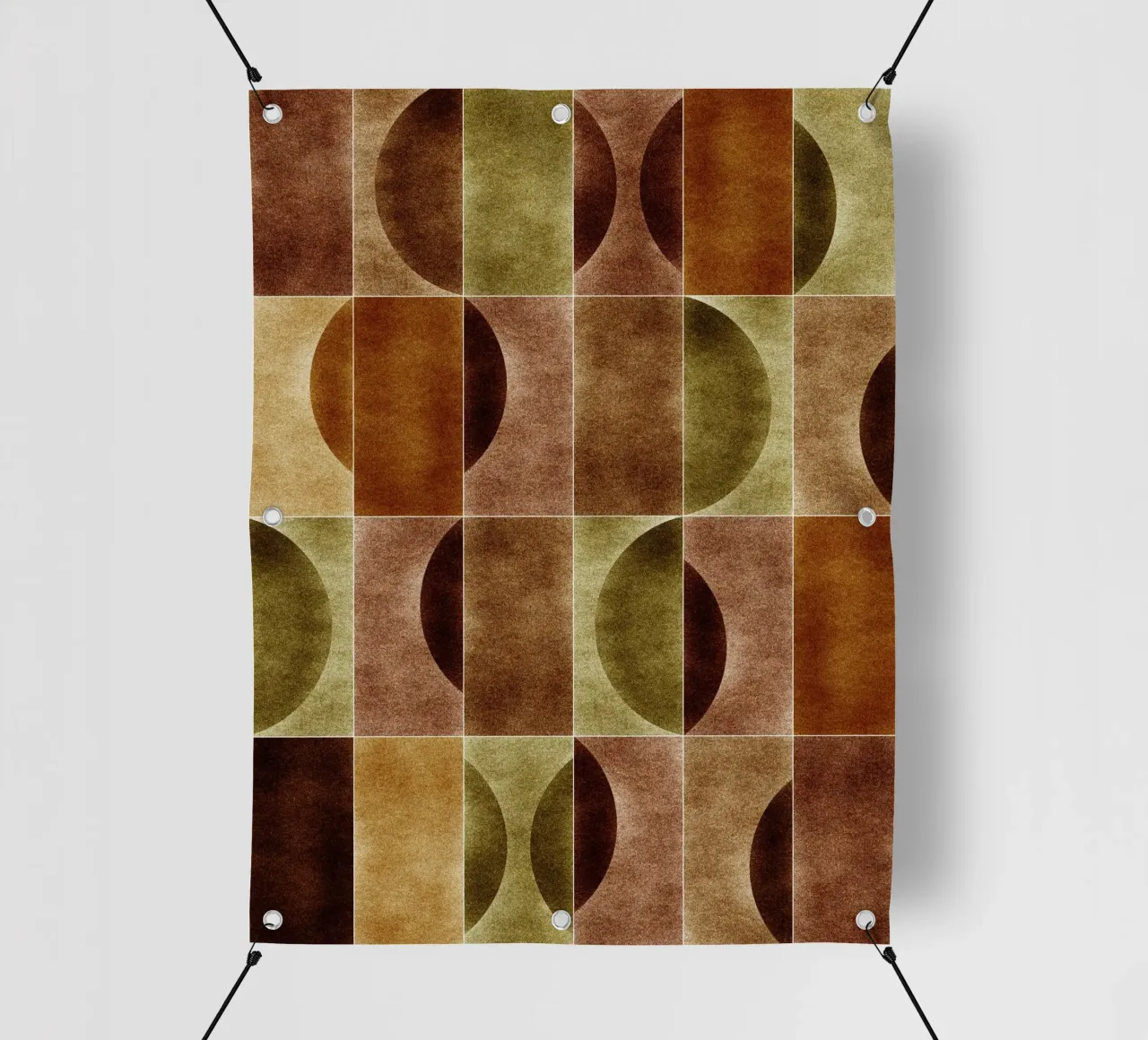 Velluto Gloomy Geometry telo in pvc da designdn