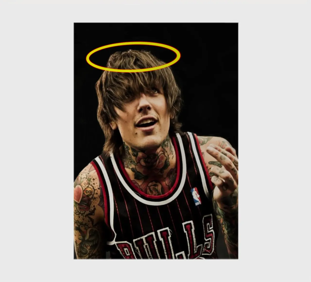 Oliver Sykes in loving memory notebook by Lembayung art
