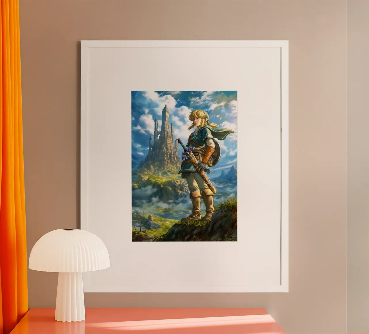 Link di The Legend of Zelda poster da Stellar Creative