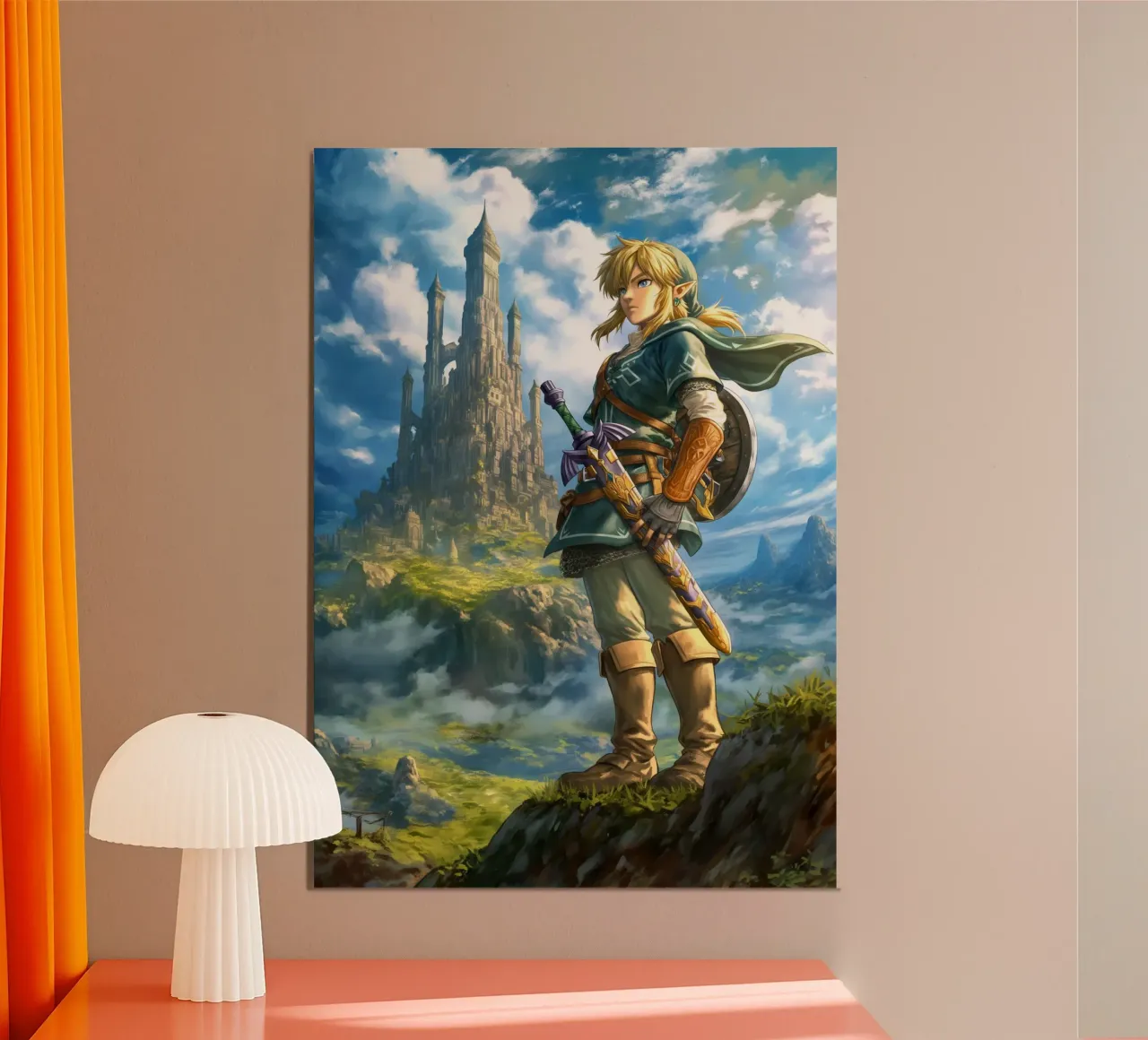 Link di The Legend of Zelda poster da Stellar Creative