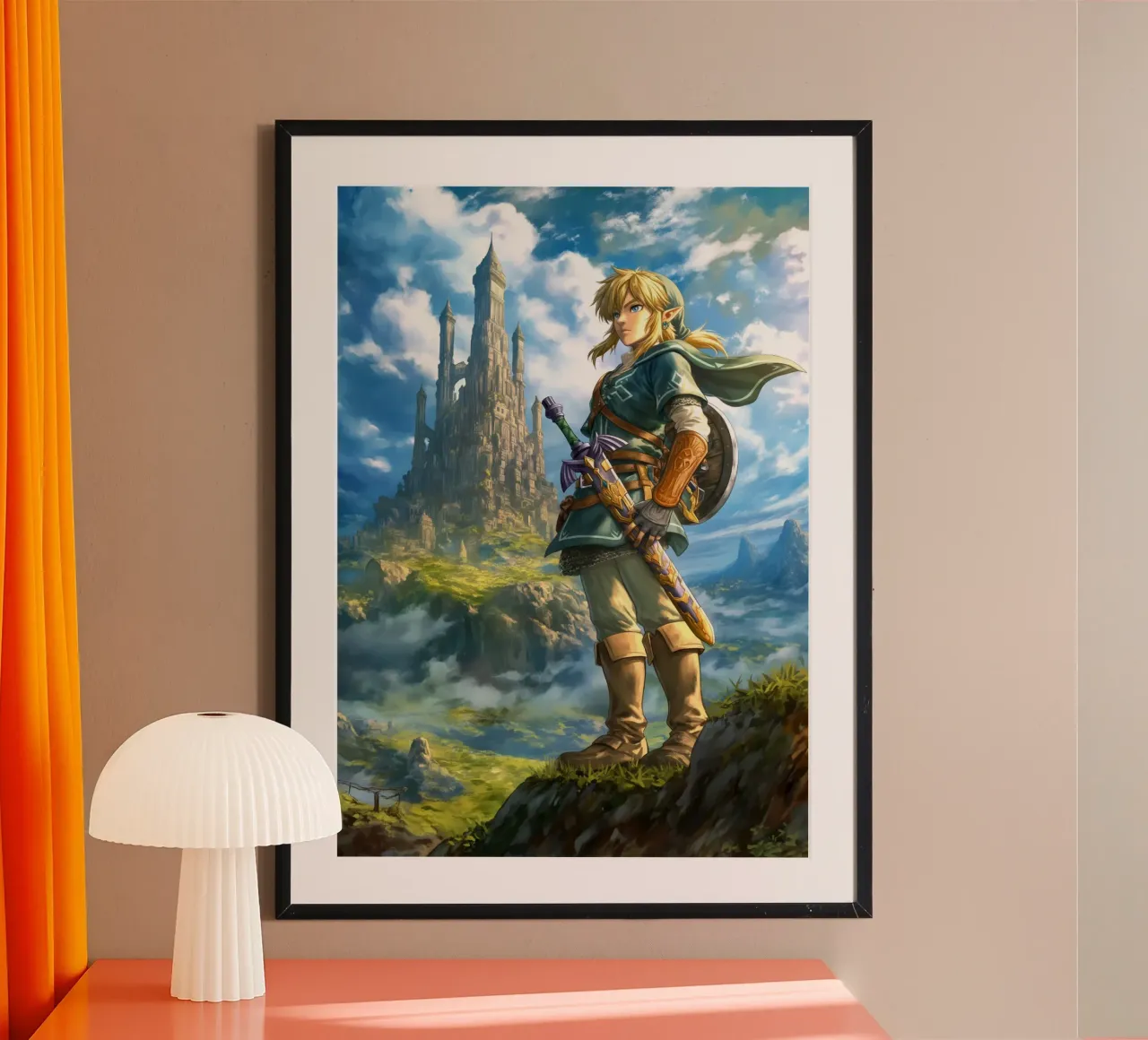 Link di The Legend of Zelda poster da Stellar Creative