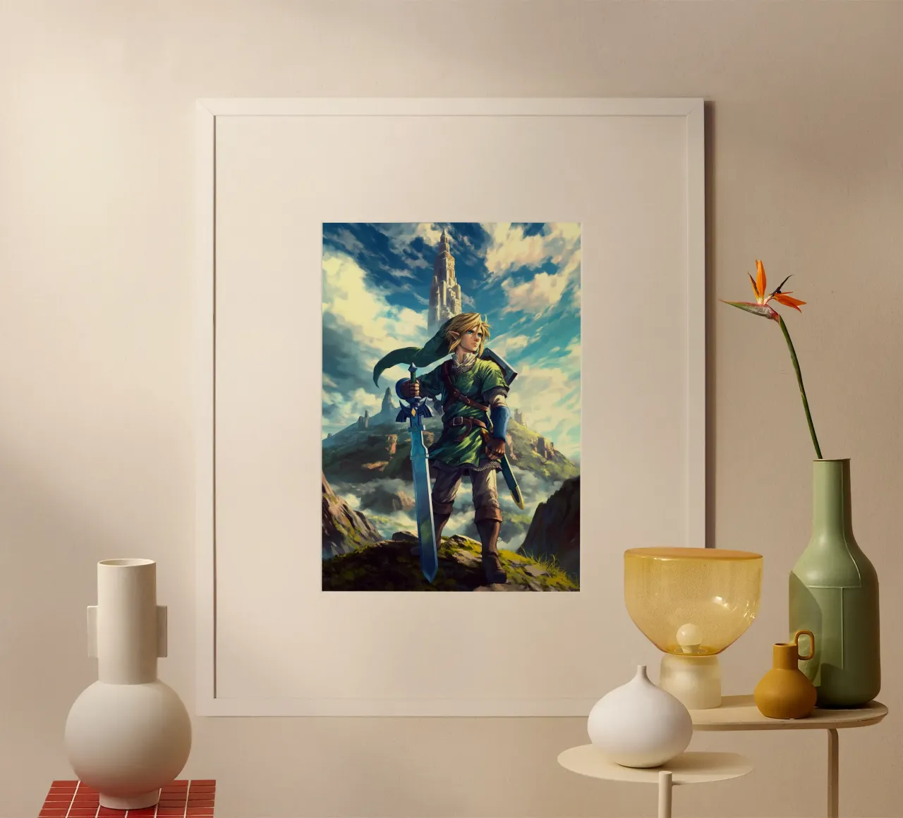 Link de The Legend of Zelda poster de Stellar Creative