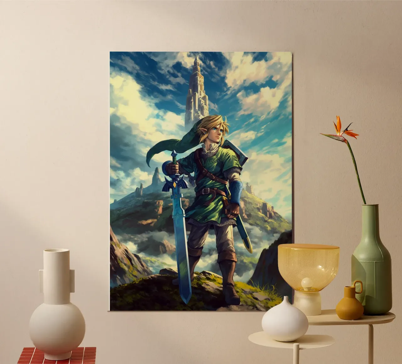 Link de The Legend of Zelda poster de Stellar Creative