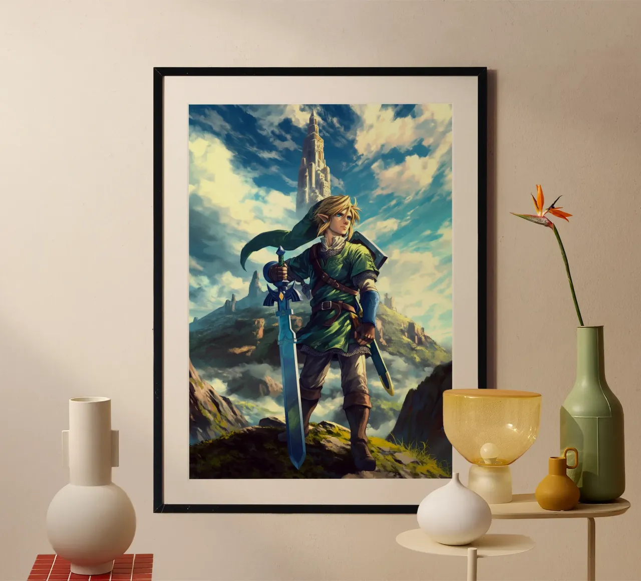 Link de The Legend of Zelda poster de Stellar Creative