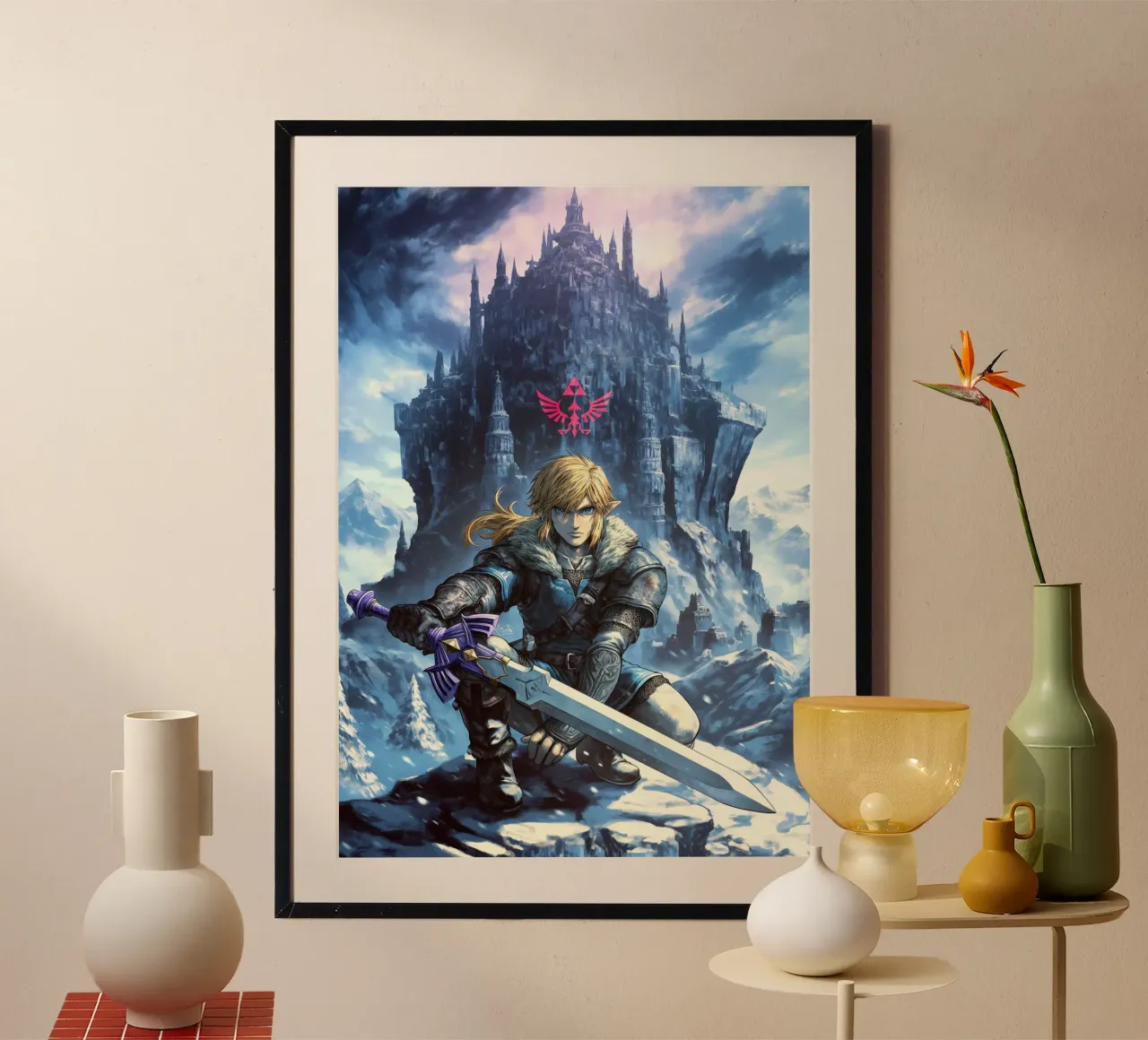 Link de The Legend of Zelda poster de Stellar Creative