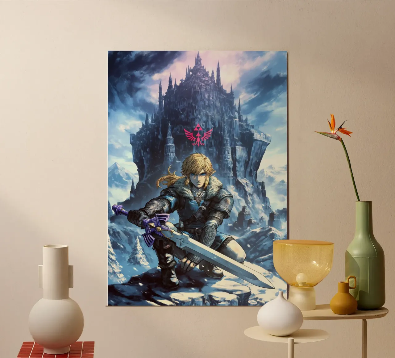 Link de The Legend of Zelda poster de Stellar Creative