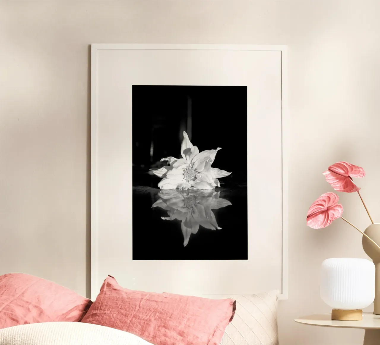 Flora poster met aluminium frame van rafael campezato
