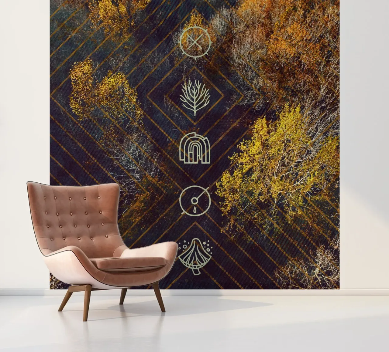 Lost fotobehang van againstbound