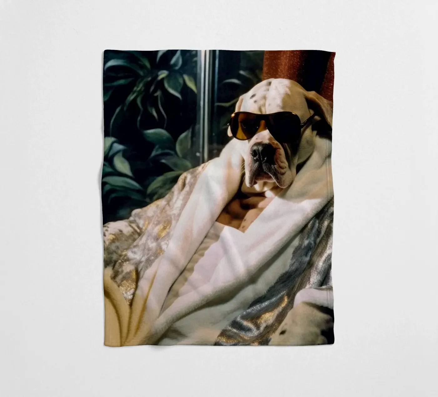 Paul fleecedeken van Affiches Chien Originales – Dogland