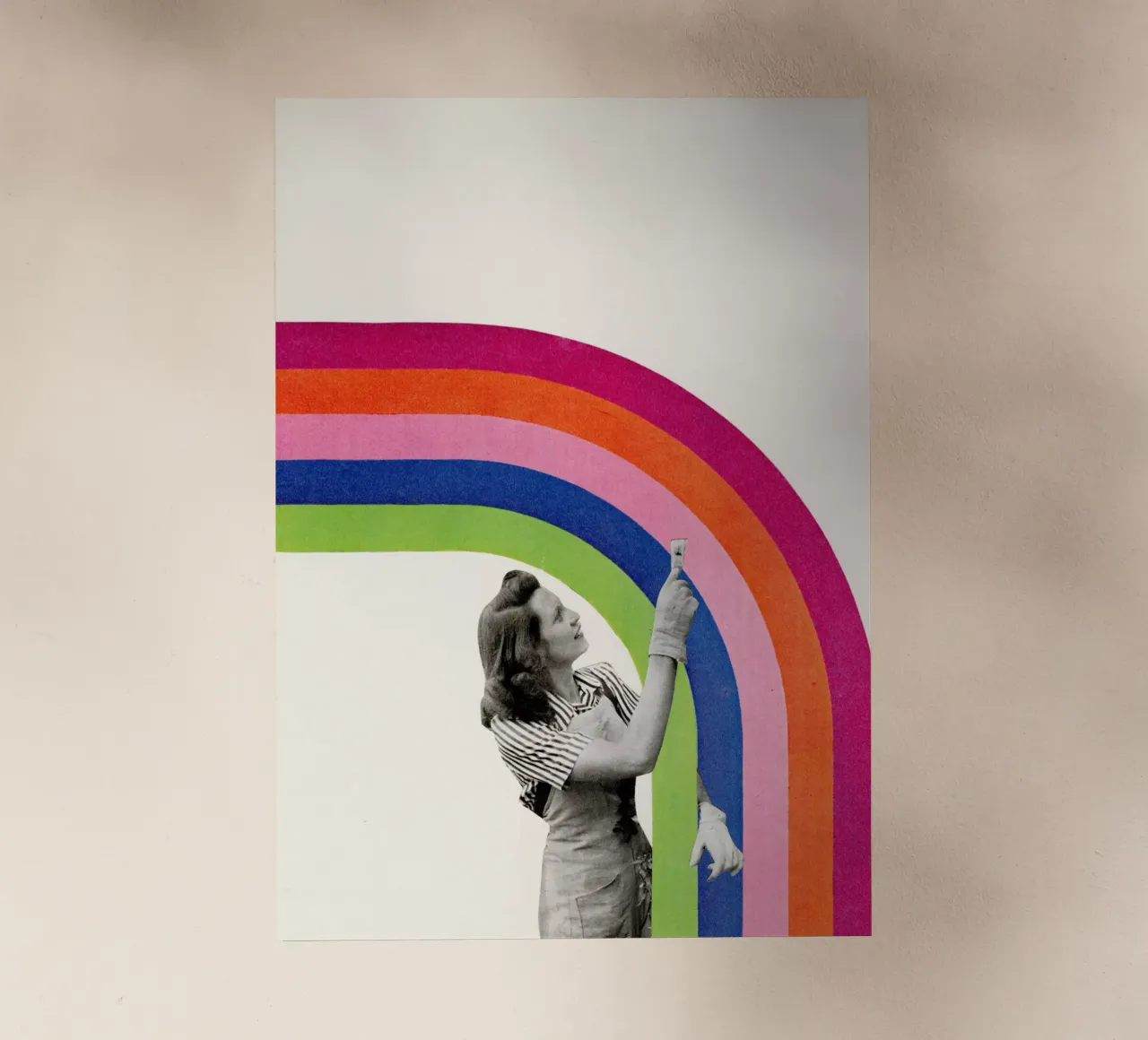 Dipingere un arcobaleno pellicola backlit da Cassia Beck Collage