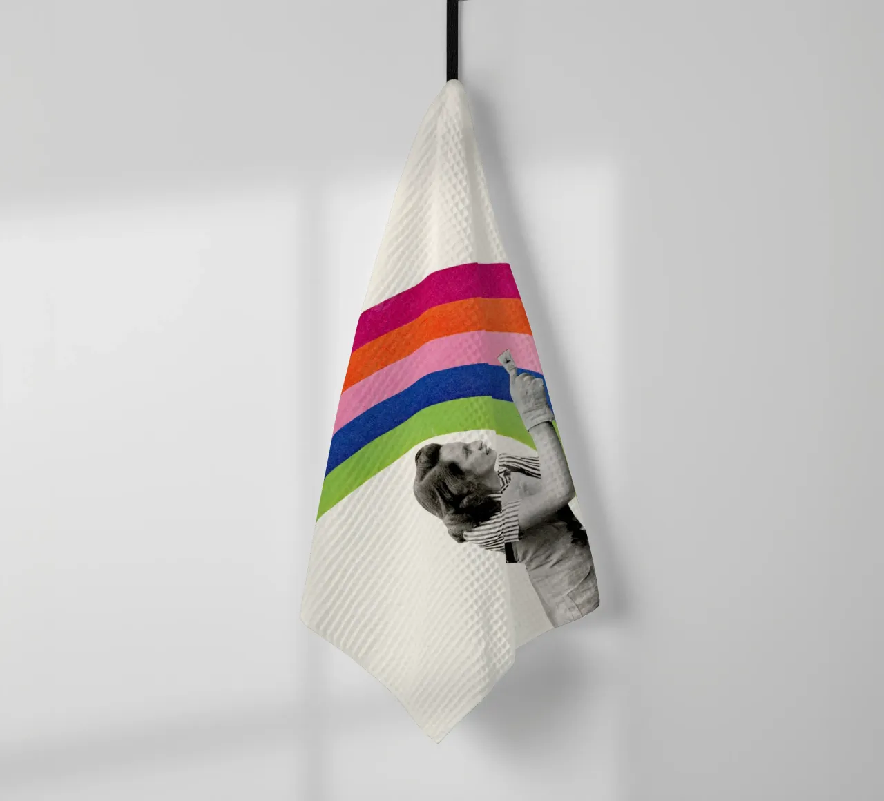 Dipingere un arcobaleno canovaccio da cucina da Cassia Beck Collage