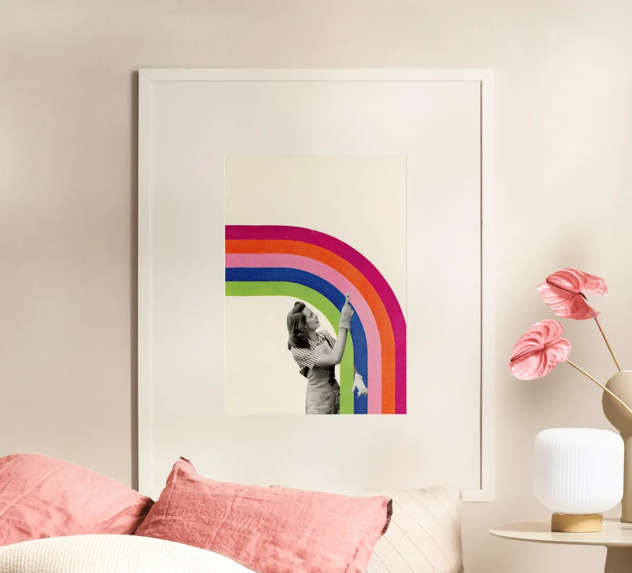 Dipingere un arcobaleno carta hahnemühle da Cassia Beck Collage