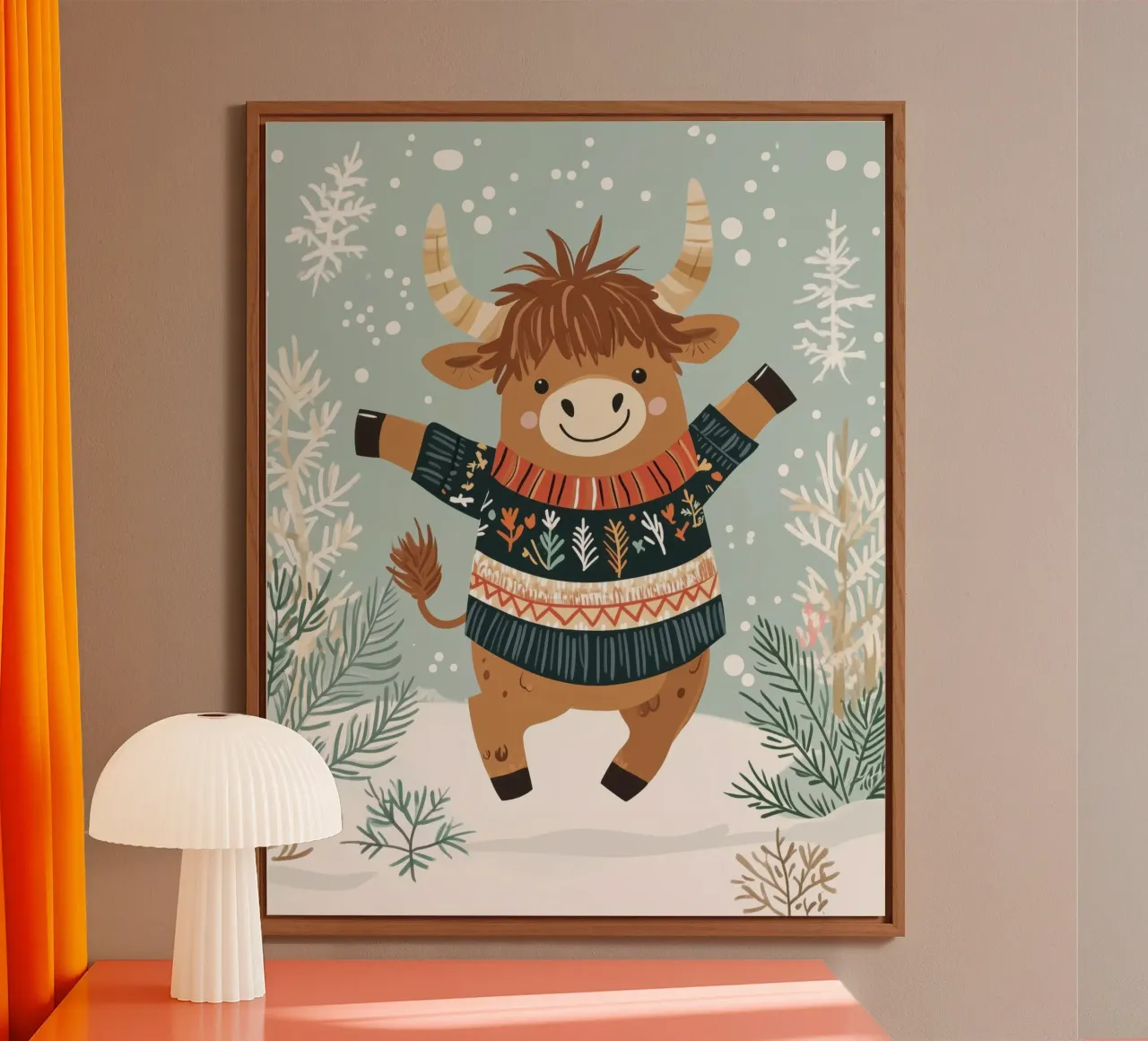 Yak stravagante alluminio dibond da Happy Littles