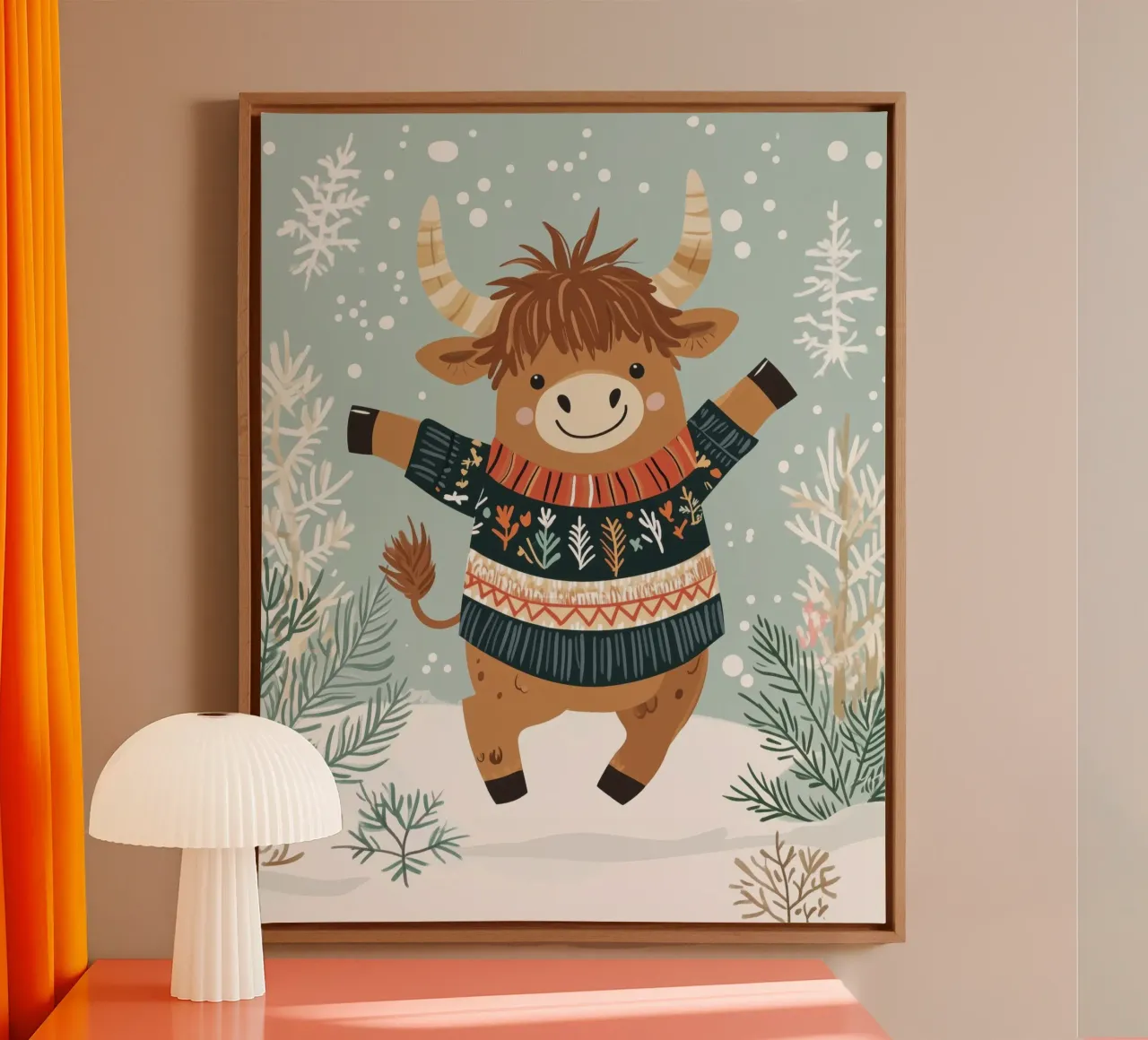 Yak stravagante tela con Cornice a cassetta da Happy Littles