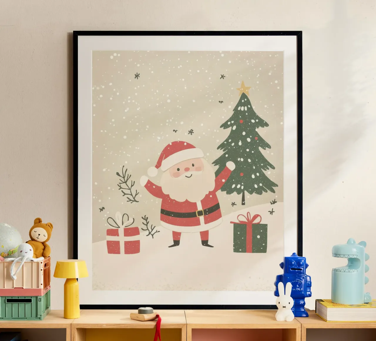 Babbo Natale stravagante poster da Happy Littles