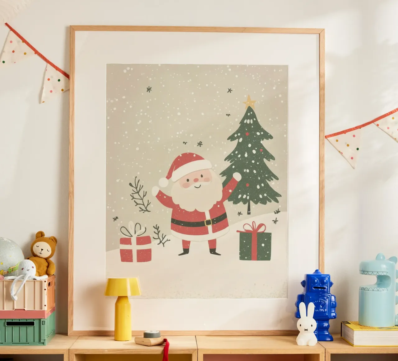 Babbo Natale stravagante poster da Happy Littles