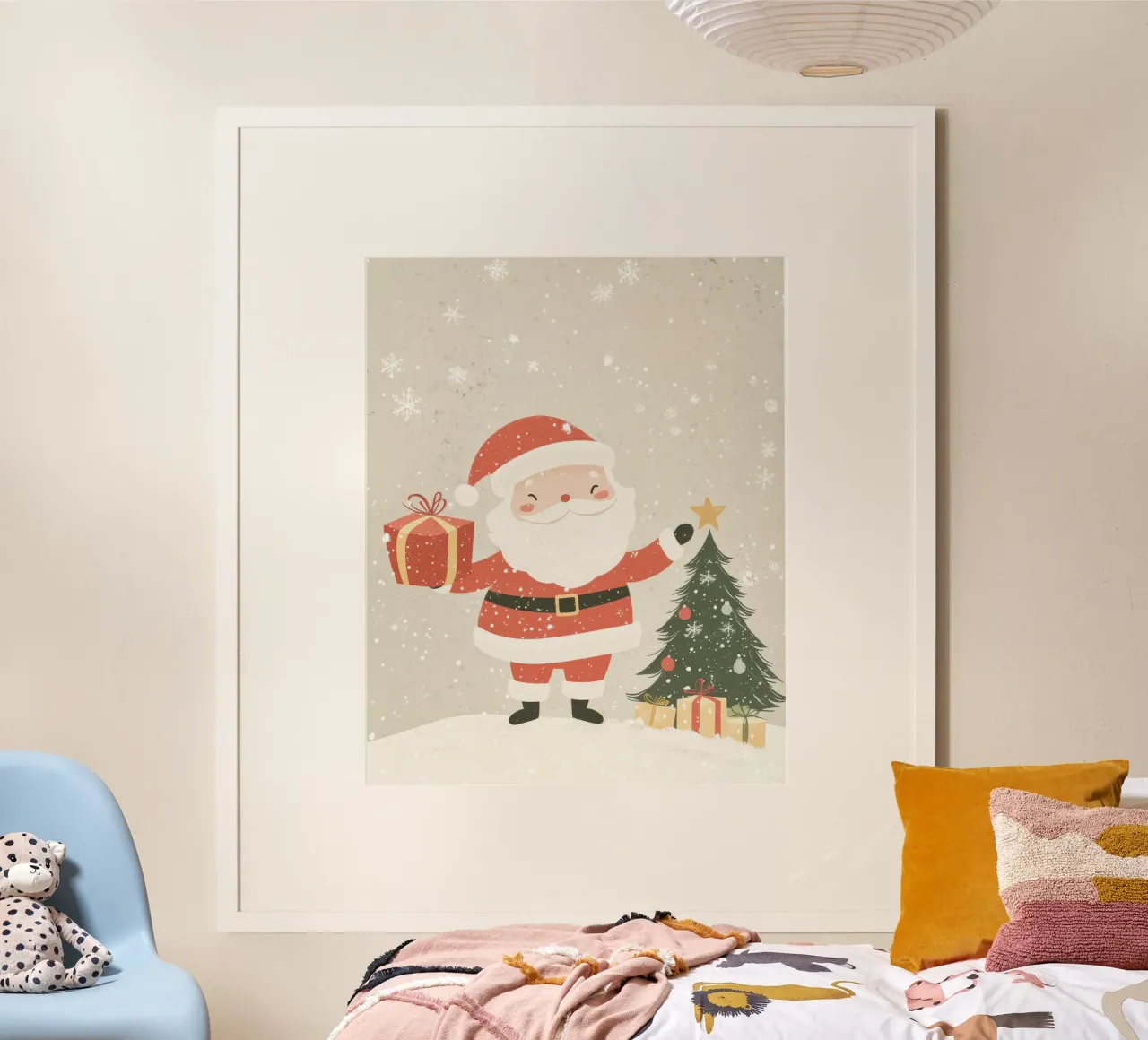 Babbo Natale stravagante poster da Happy Littles