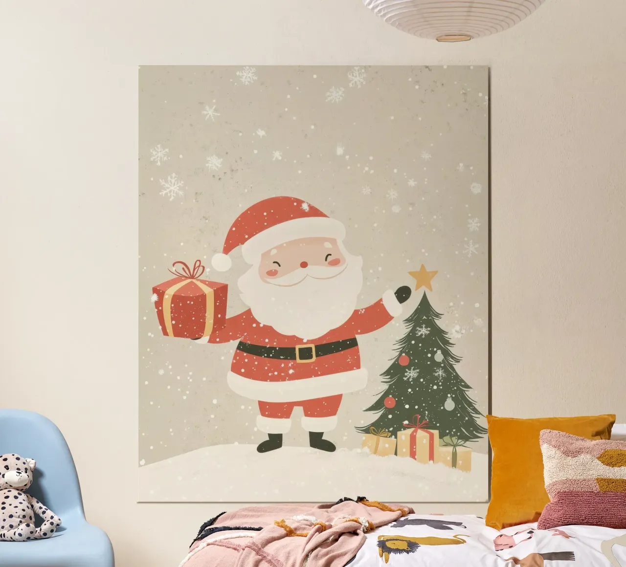 Babbo Natale stravagante poster da Happy Littles