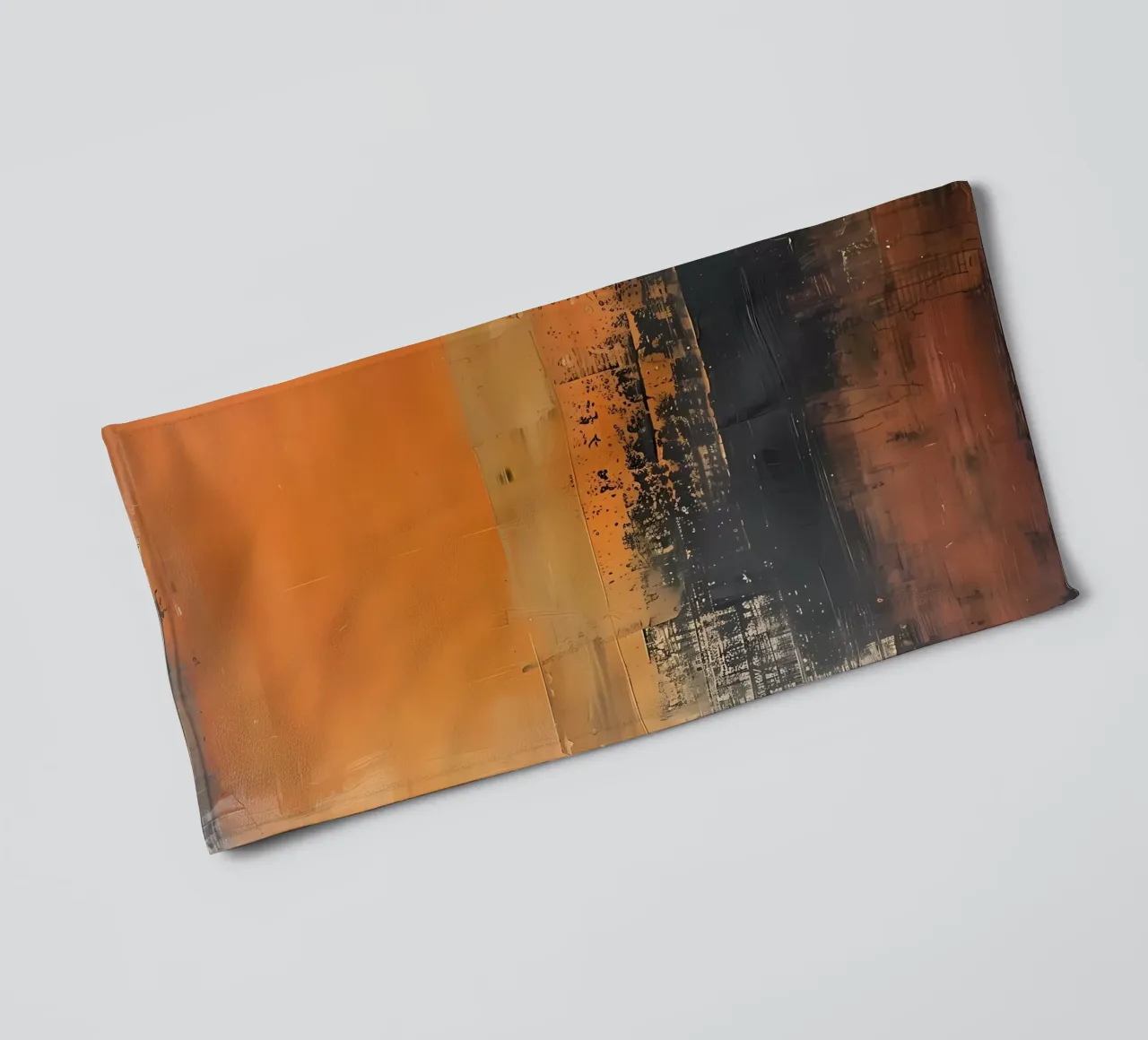 Abstracte aarde modern badhanddoek van LaylaOzHome