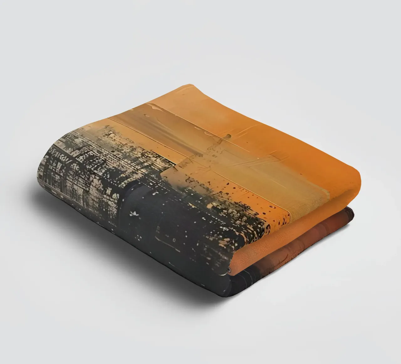 Abstracte aarde modern badhanddoek van LaylaOzHome