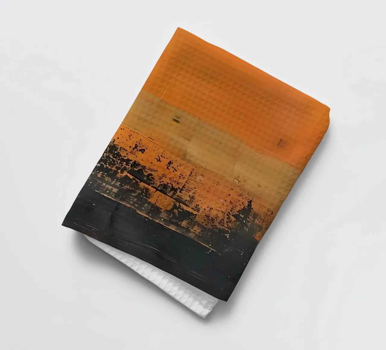 Abstracte aarde modern theedoek van LaylaOzHome