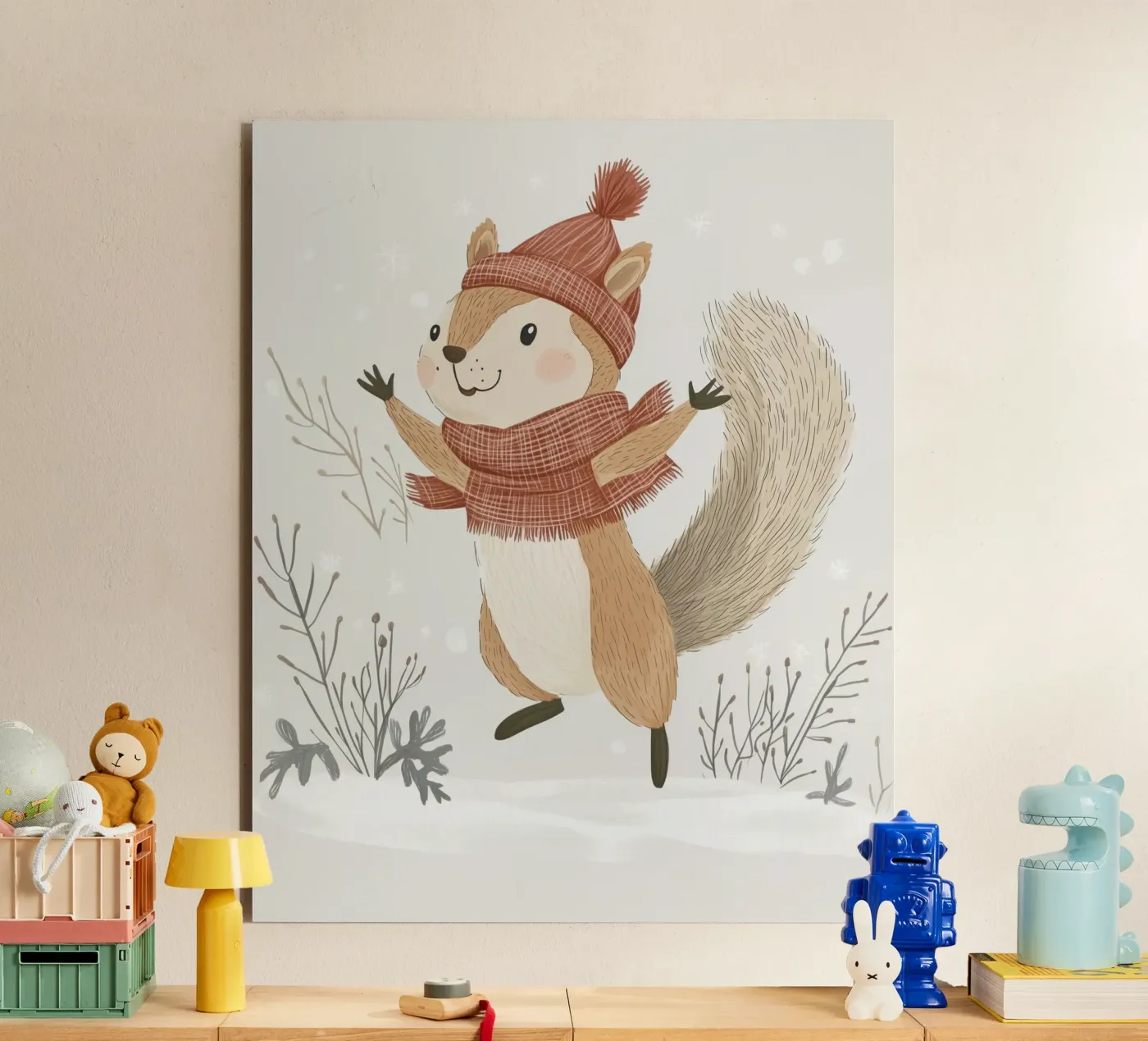 Scoiattolo stravagante pannello forex da Happy Littles