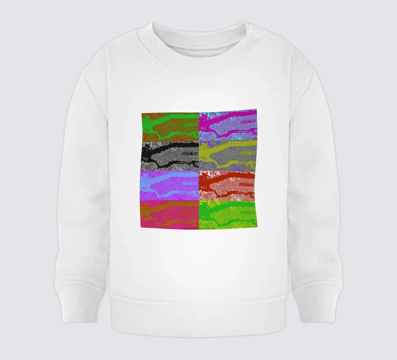 NYC 4x2 felpa neonato da Planos Urbanos