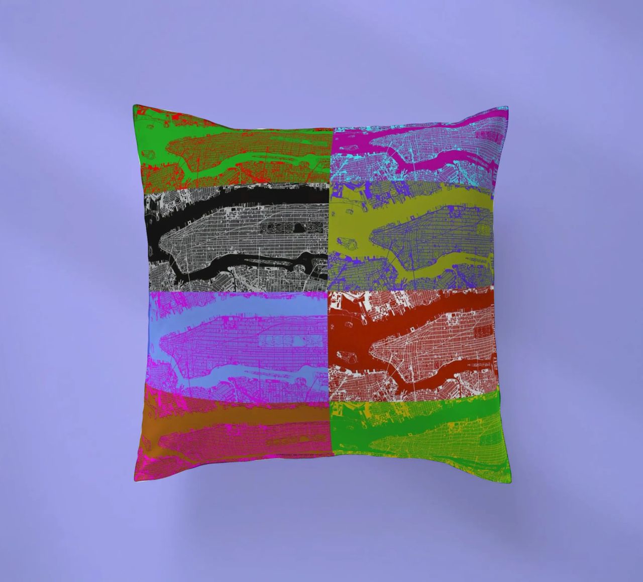 NYC 4x2 decorative cushion by Planos Urbanos