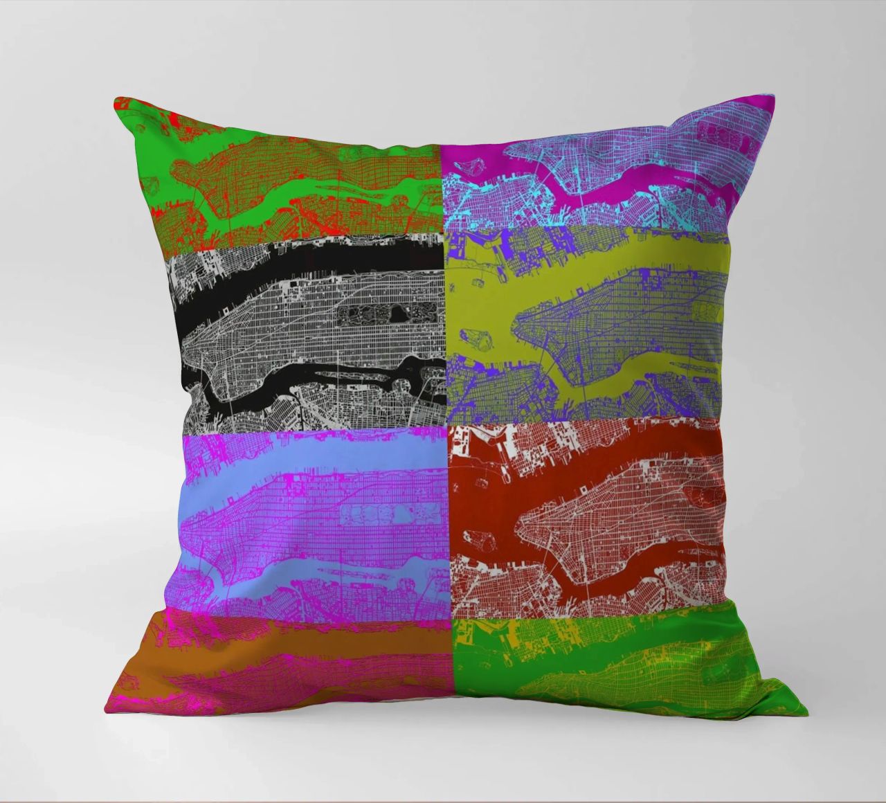 NYC 4x2 decorative cushion by Planos Urbanos