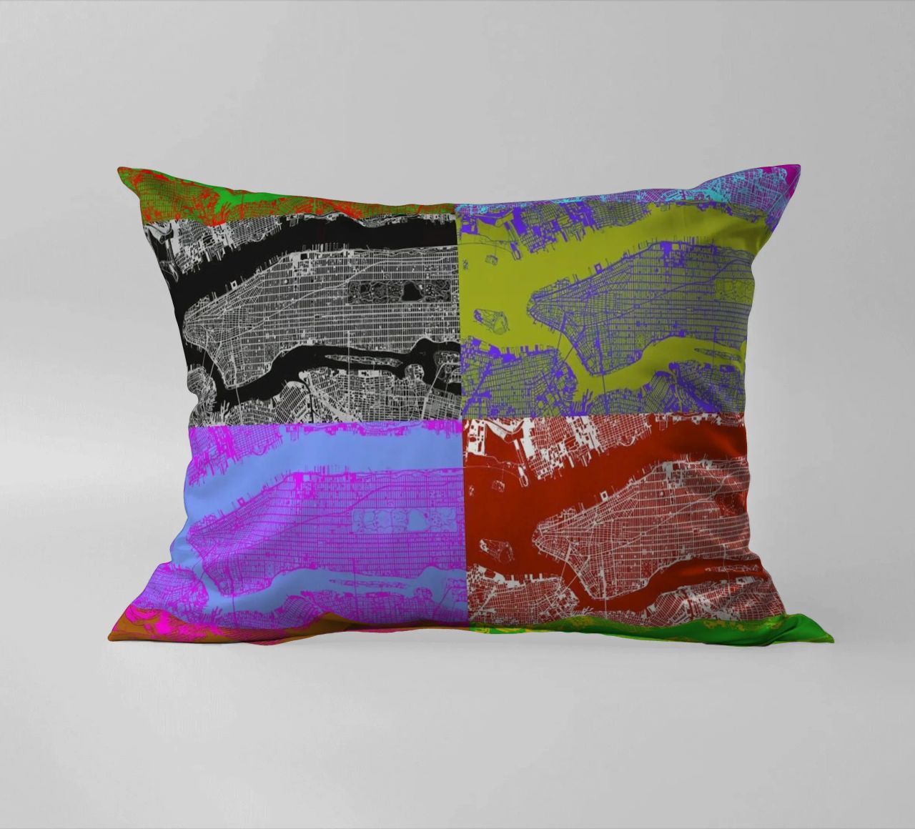 NYC 4x2 decorative cushion by Planos Urbanos