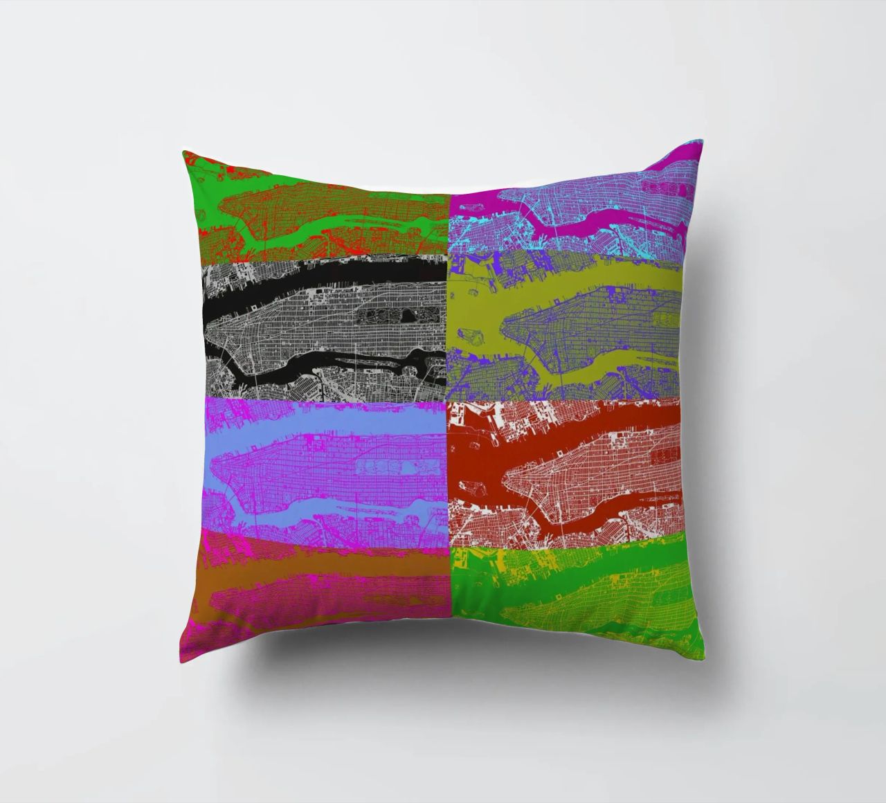NYC 4x2 decorative cushion by Planos Urbanos