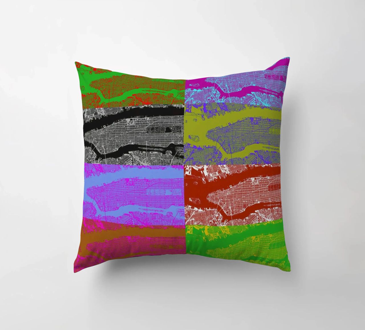 NYC 4x2 decorative cushion by Planos Urbanos