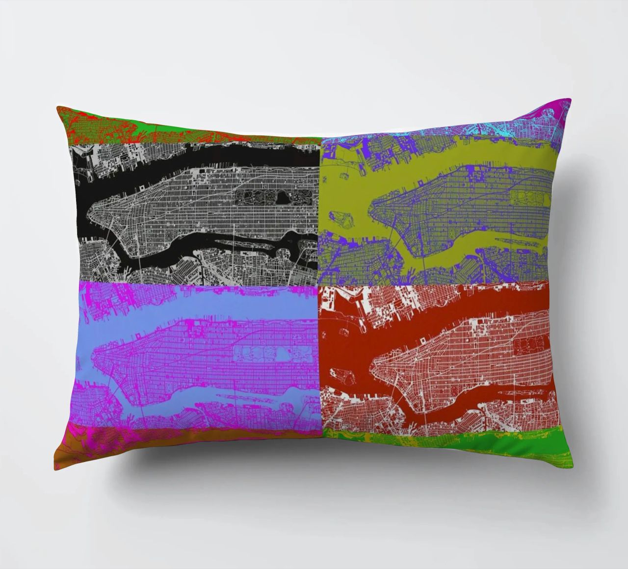 NYC 4x2 decorative cushion by Planos Urbanos