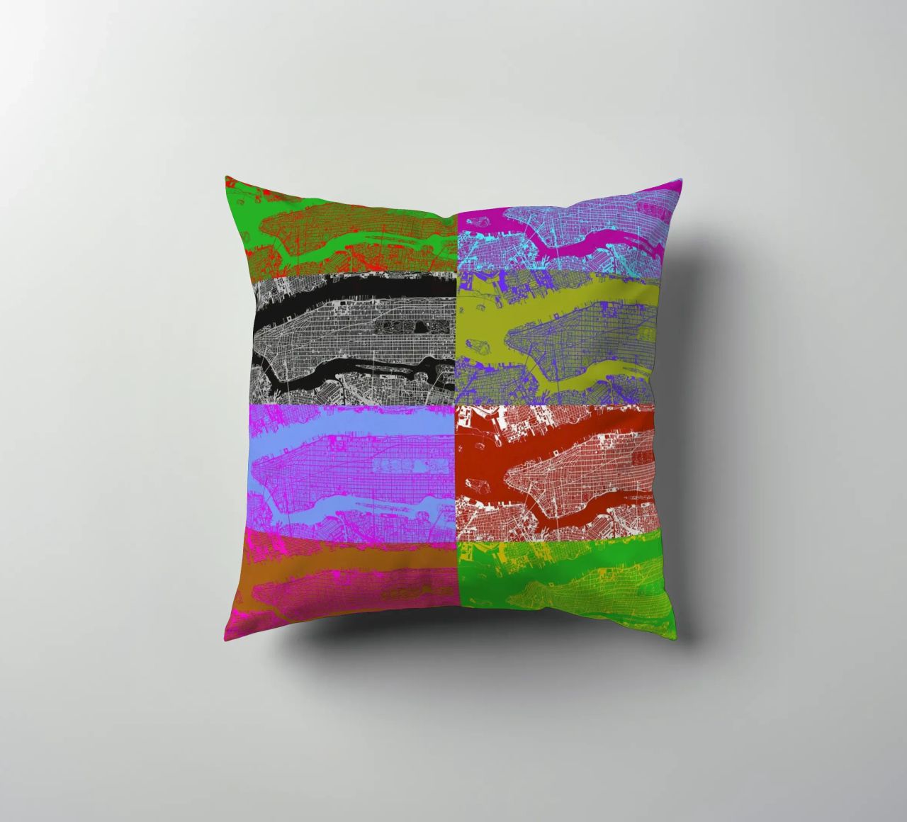 NYC 4x2 decorative cushion by Planos Urbanos