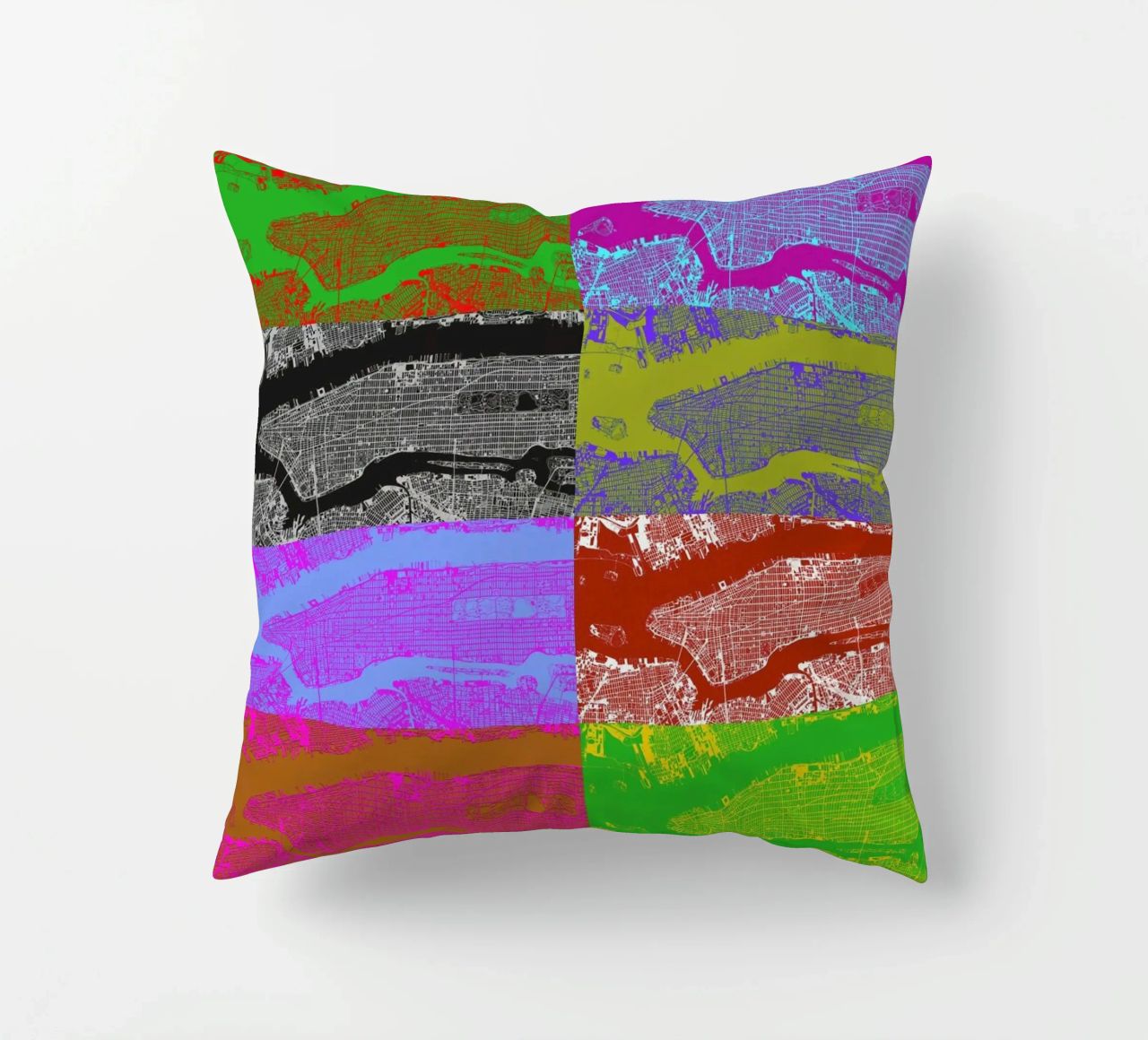 NYC 4x2 decorative cushion by Planos Urbanos