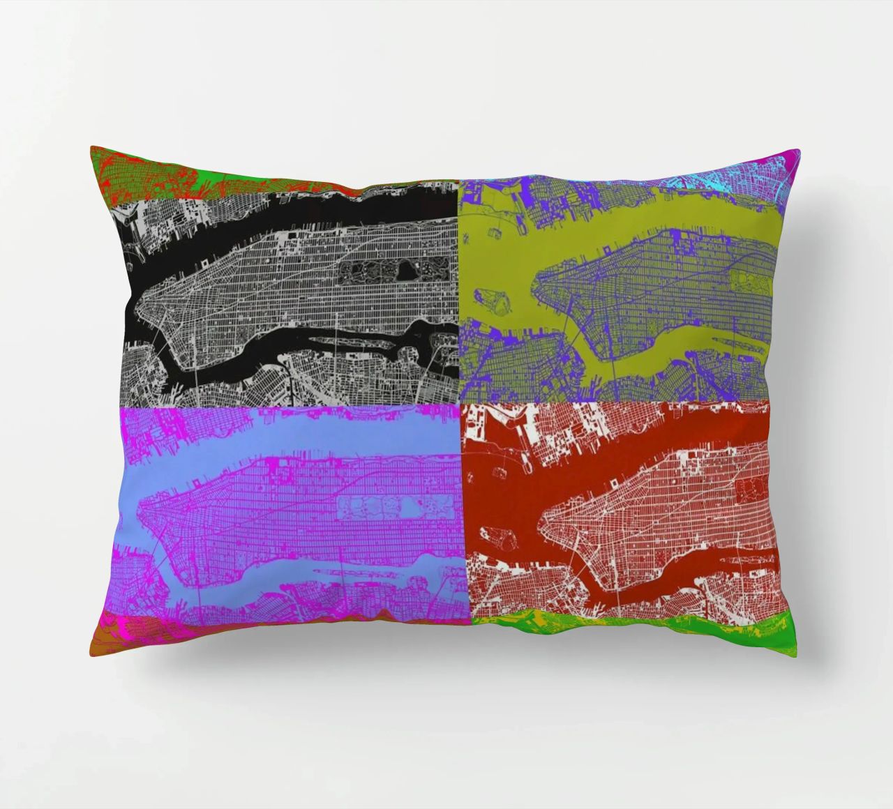 NYC 4x2 decorative cushion by Planos Urbanos