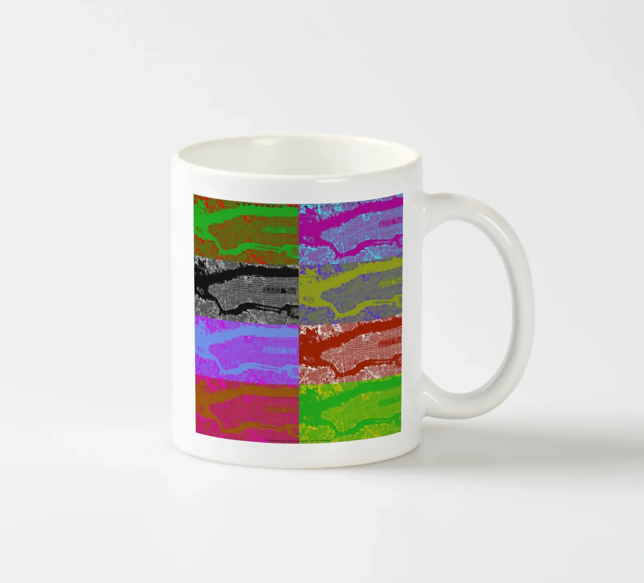 NYC 4x2 mug en céramique de Planos Urbanos