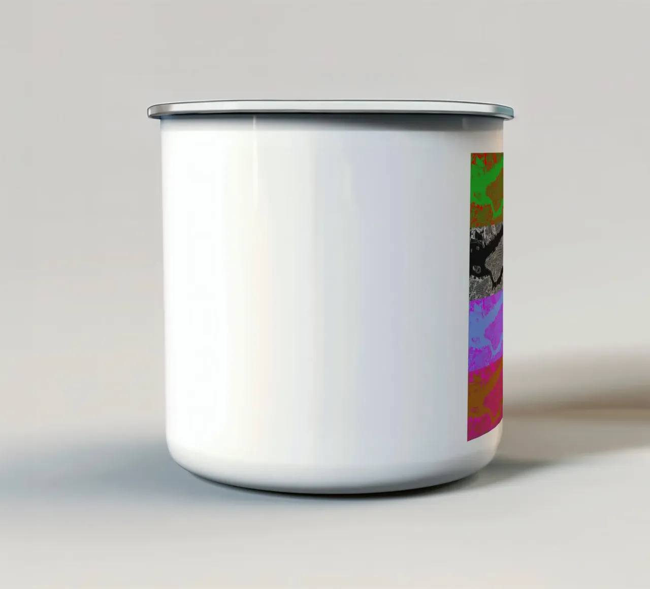 NYC 4x2 enamel mug by Planos Urbanos