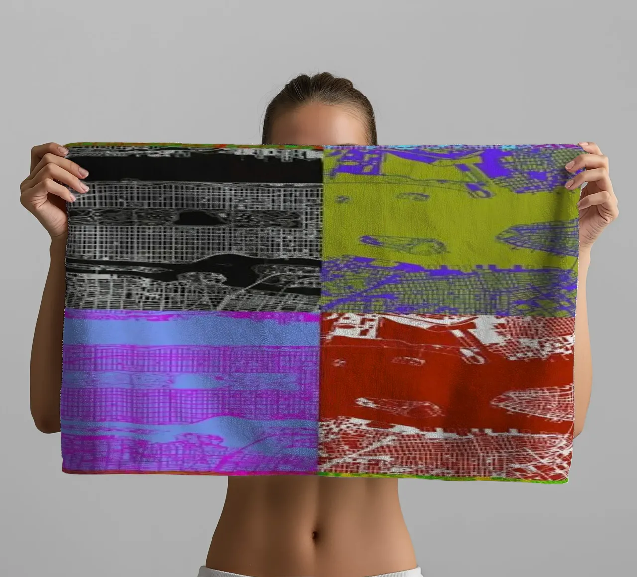 NYC 4x2 asciugamano da bagno da Planos Urbanos