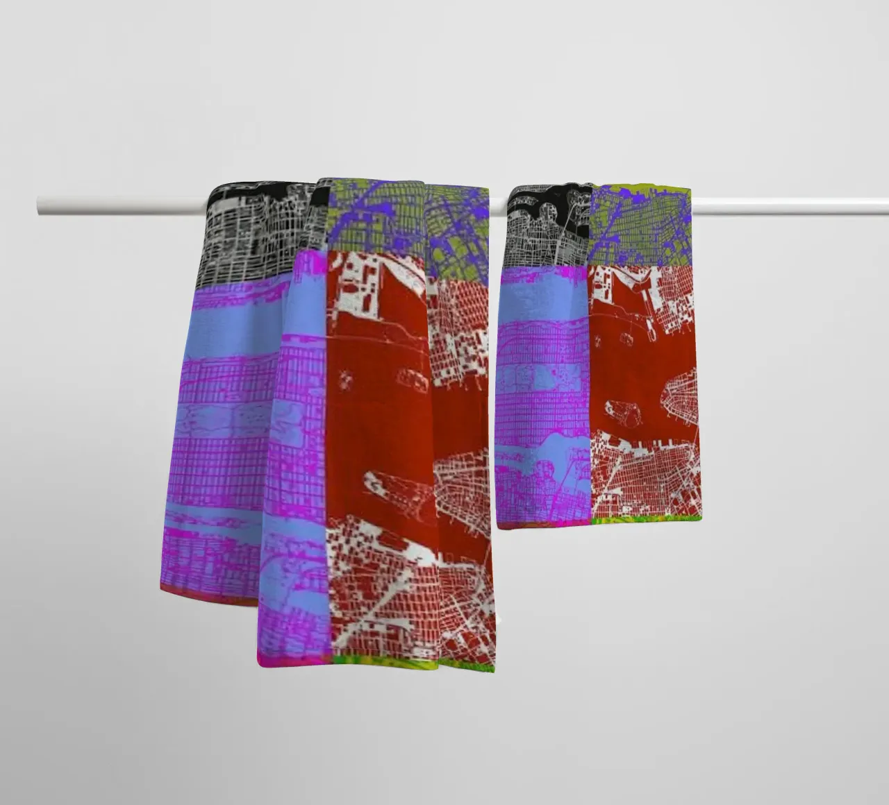 NYC 4x2 asciugamano da bagno da Planos Urbanos