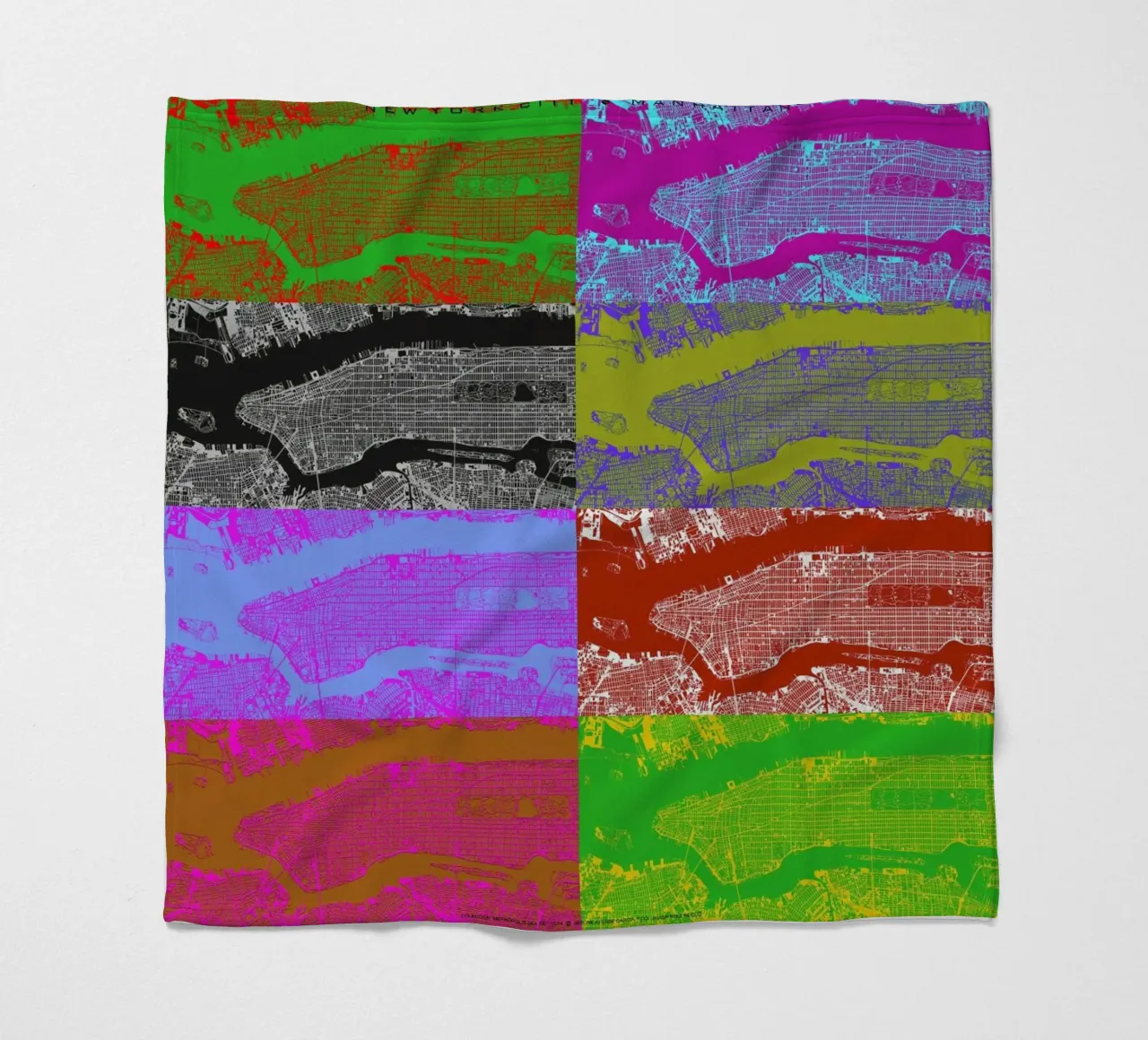 NYC 4x2 coperta in pile da Planos Urbanos