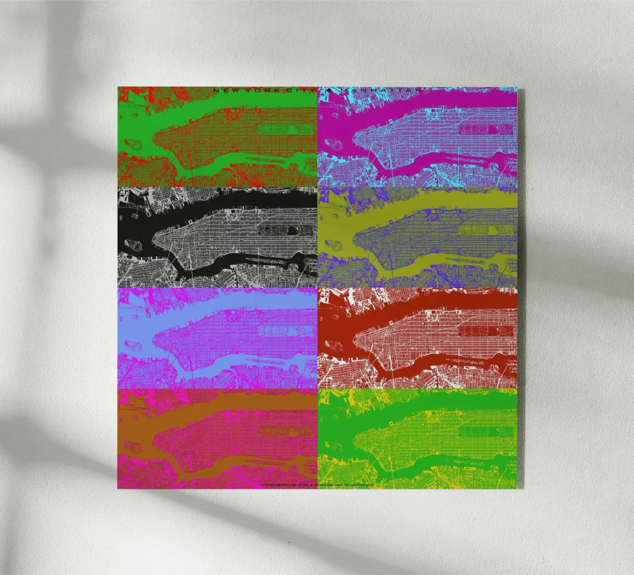 NYC 4x2 plexiglass da Planos Urbanos