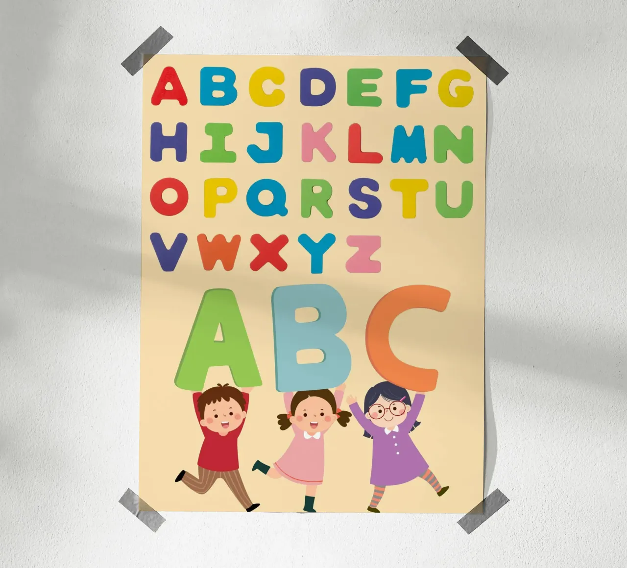 alphabet child poster da Creaton