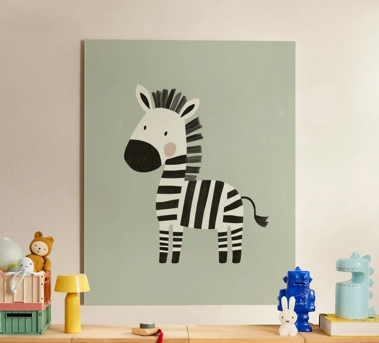 Zebra stravagante plexiglass da Happy Littles