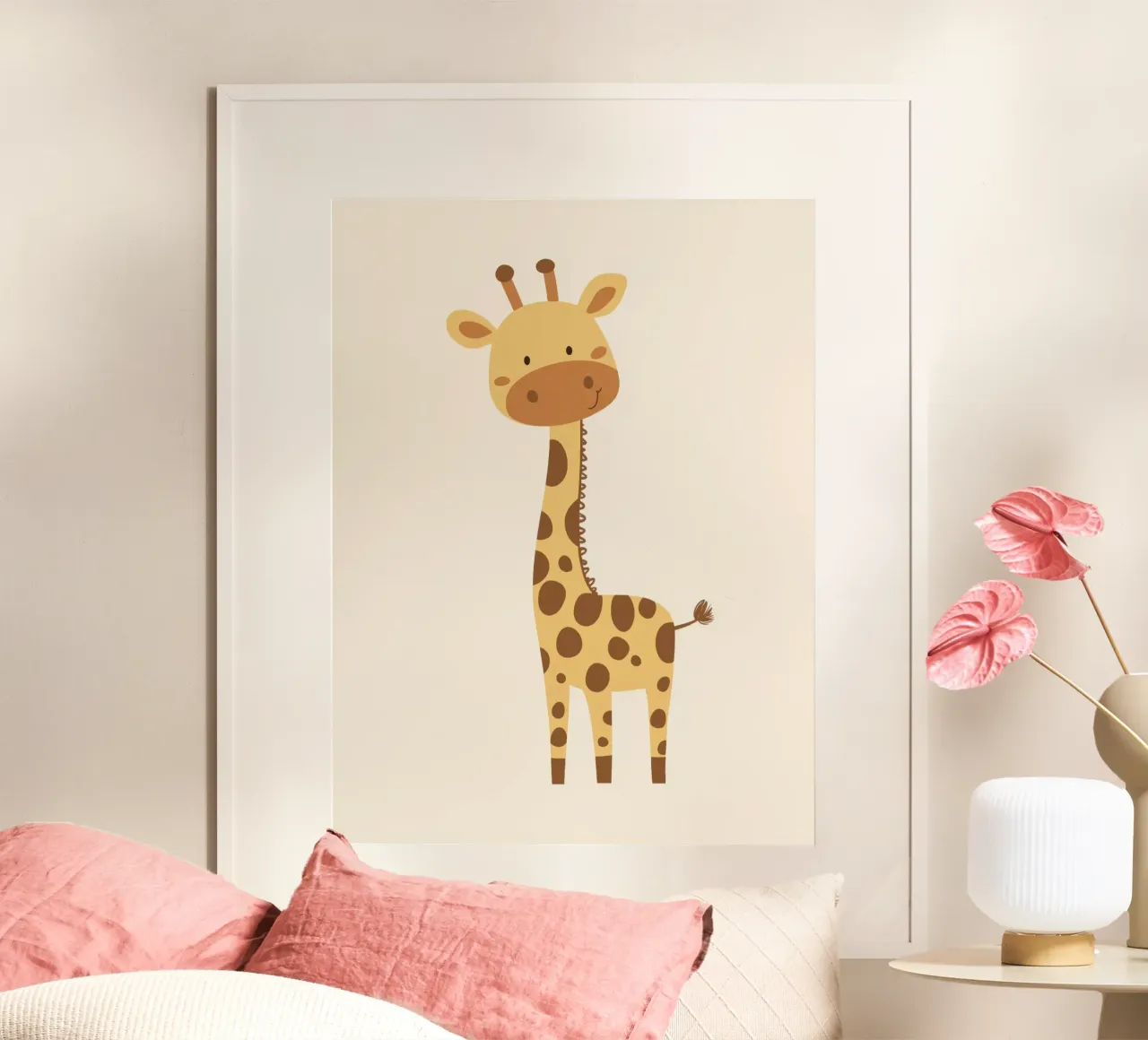 Giraffa stravagante poster da Happy Littles