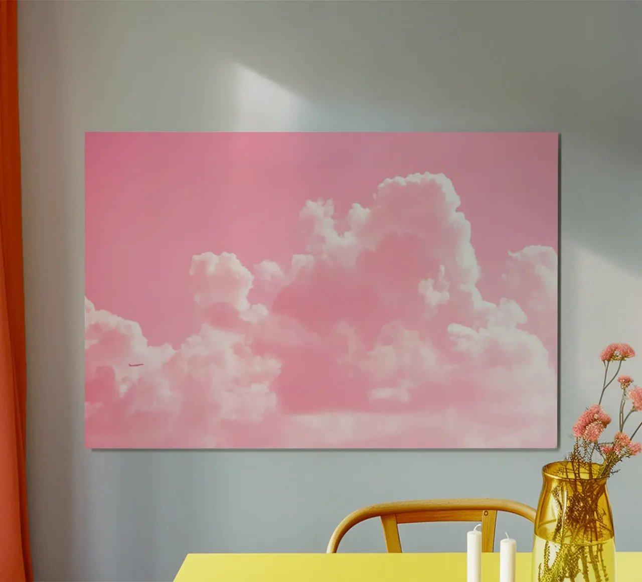 Nuvoloso con un tocco di rosa poster da Tal Paz-Fridman